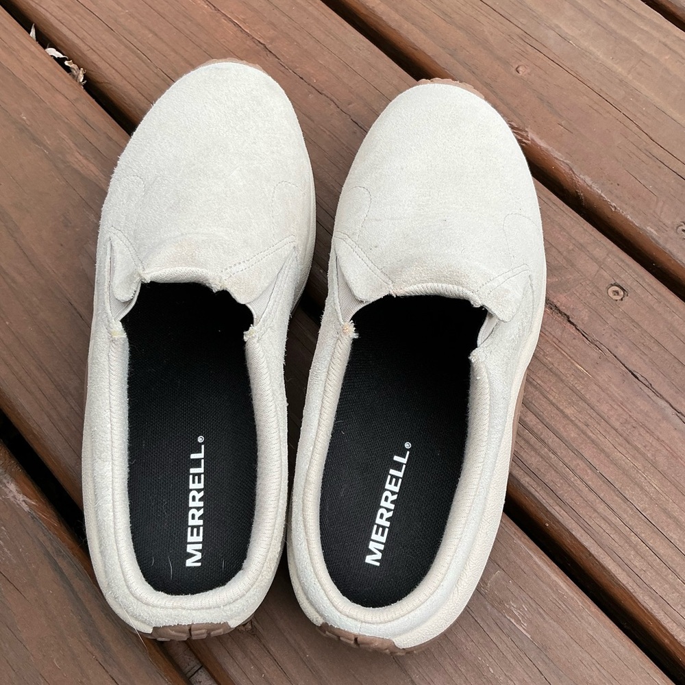 Suede leather MERREL clogs💛💛 - Picture 3 of 11